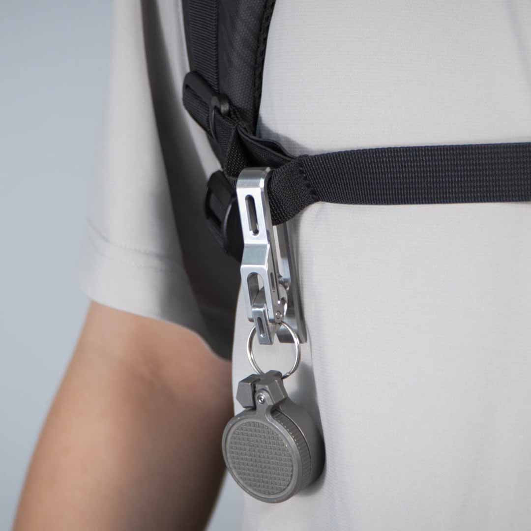 Titanium Clip With Gravity Cam Lock