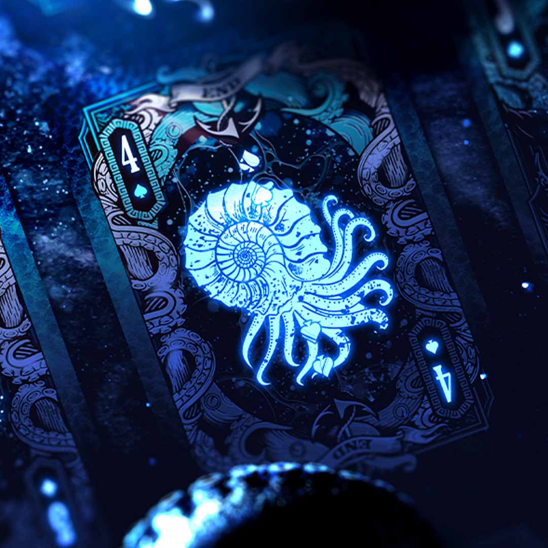 UV-Reactive Kraken Abyss Playing Cards