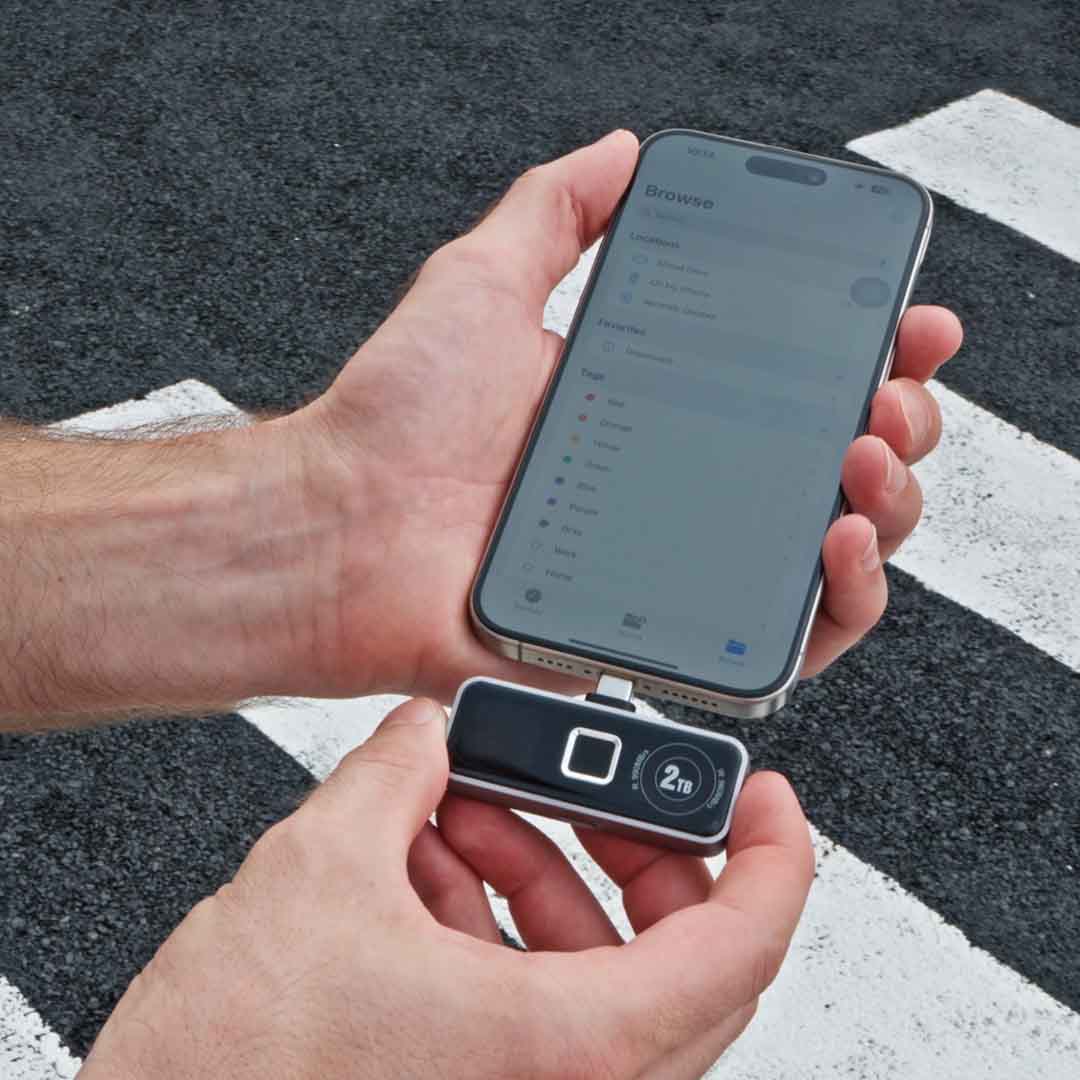 2TB SSD for AR Glasses with Fingerprint