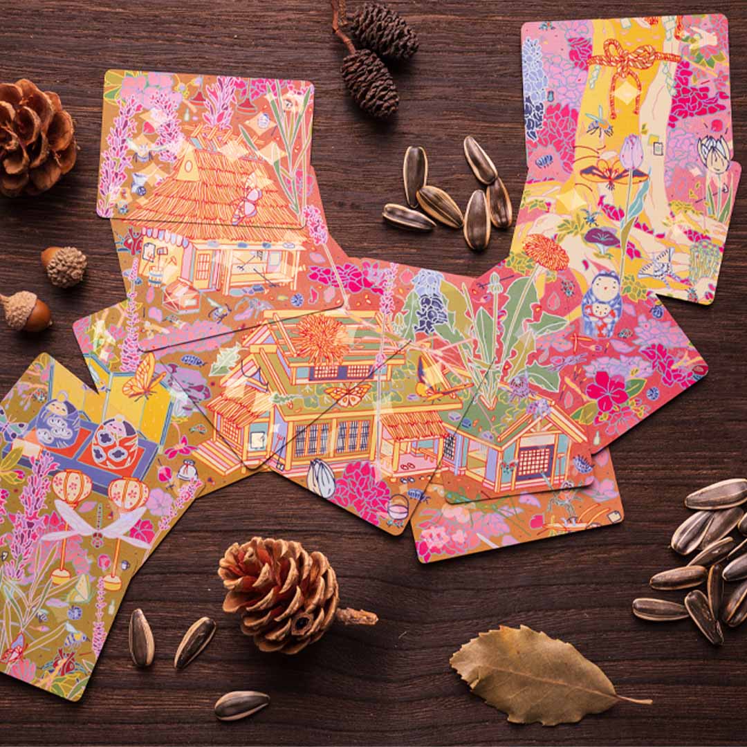 Japanese-Inspired Art Playing Cards