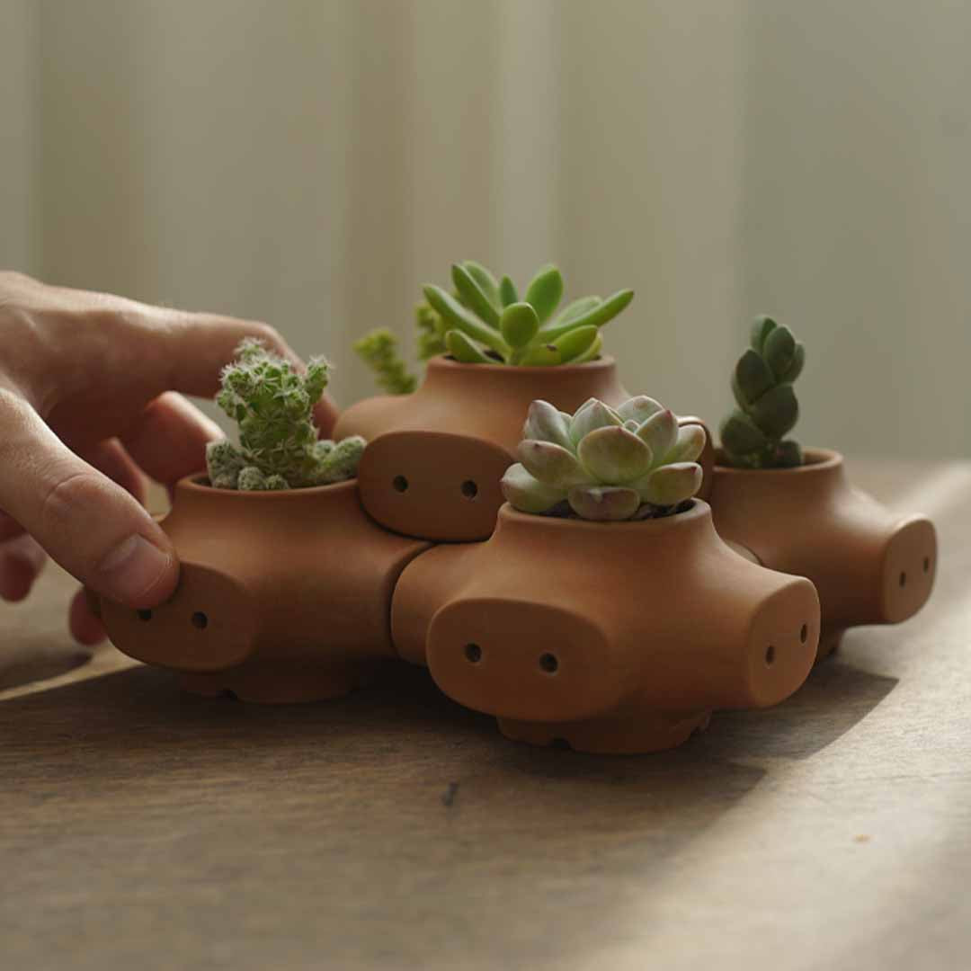 Modular Terracotta Planter System