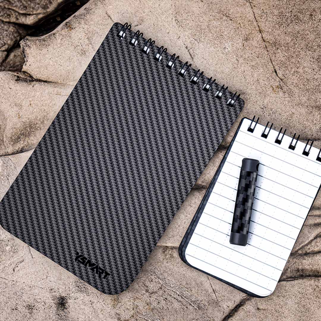 Carbon Fiber, Stone Paper Field Notebook