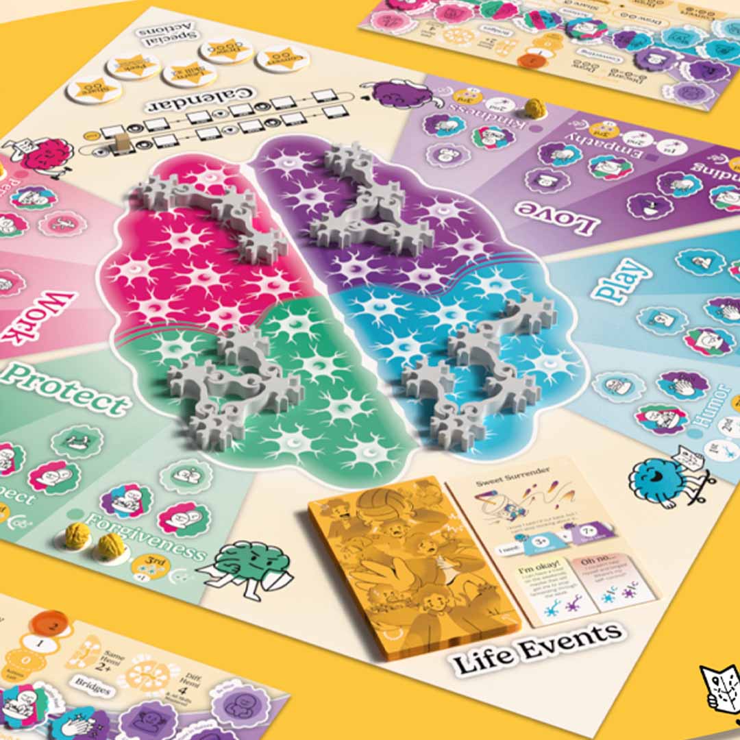 3D Neuro-Resilience Co-Op Board Game