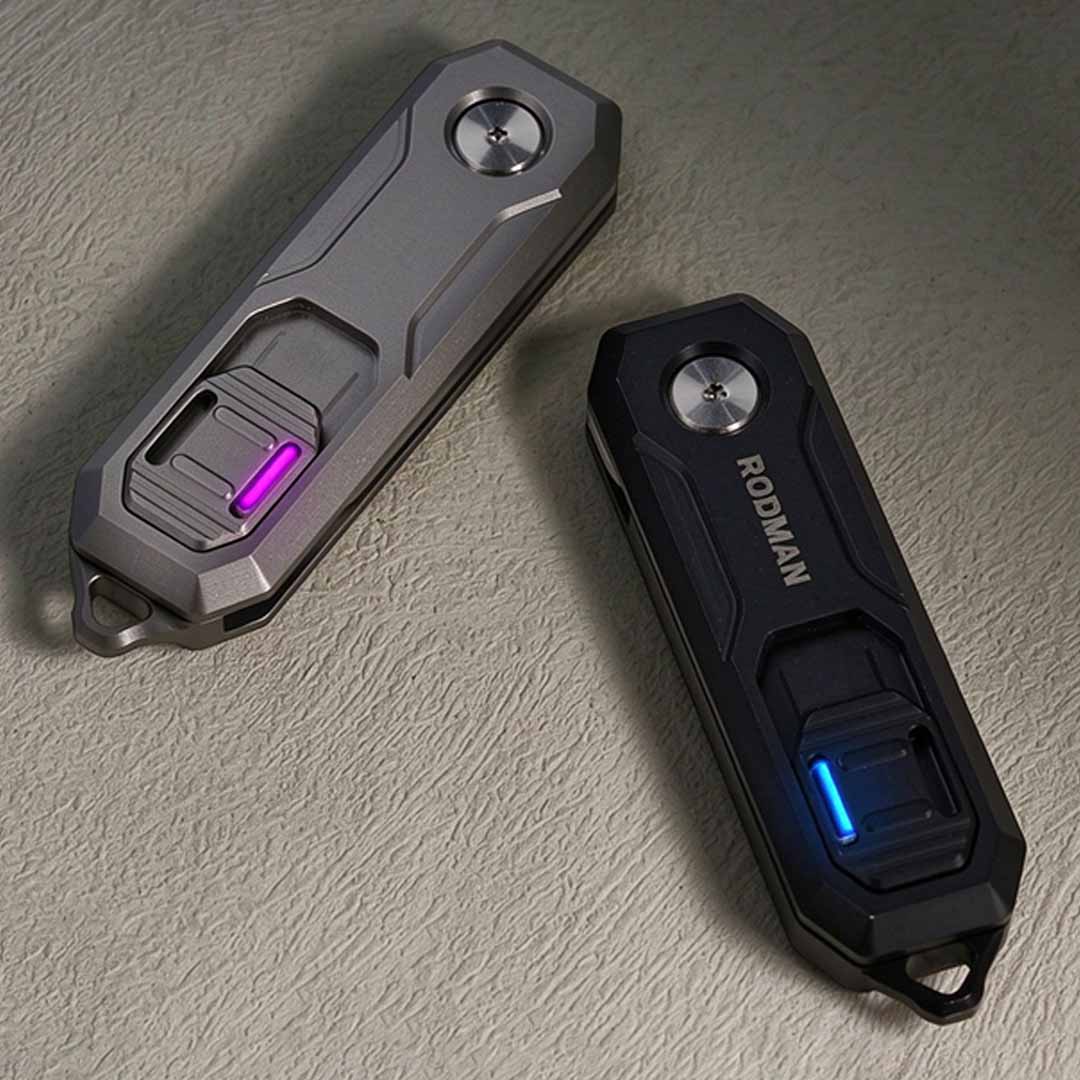 Titanium & Damascis Pocket Tool Built To Fidget