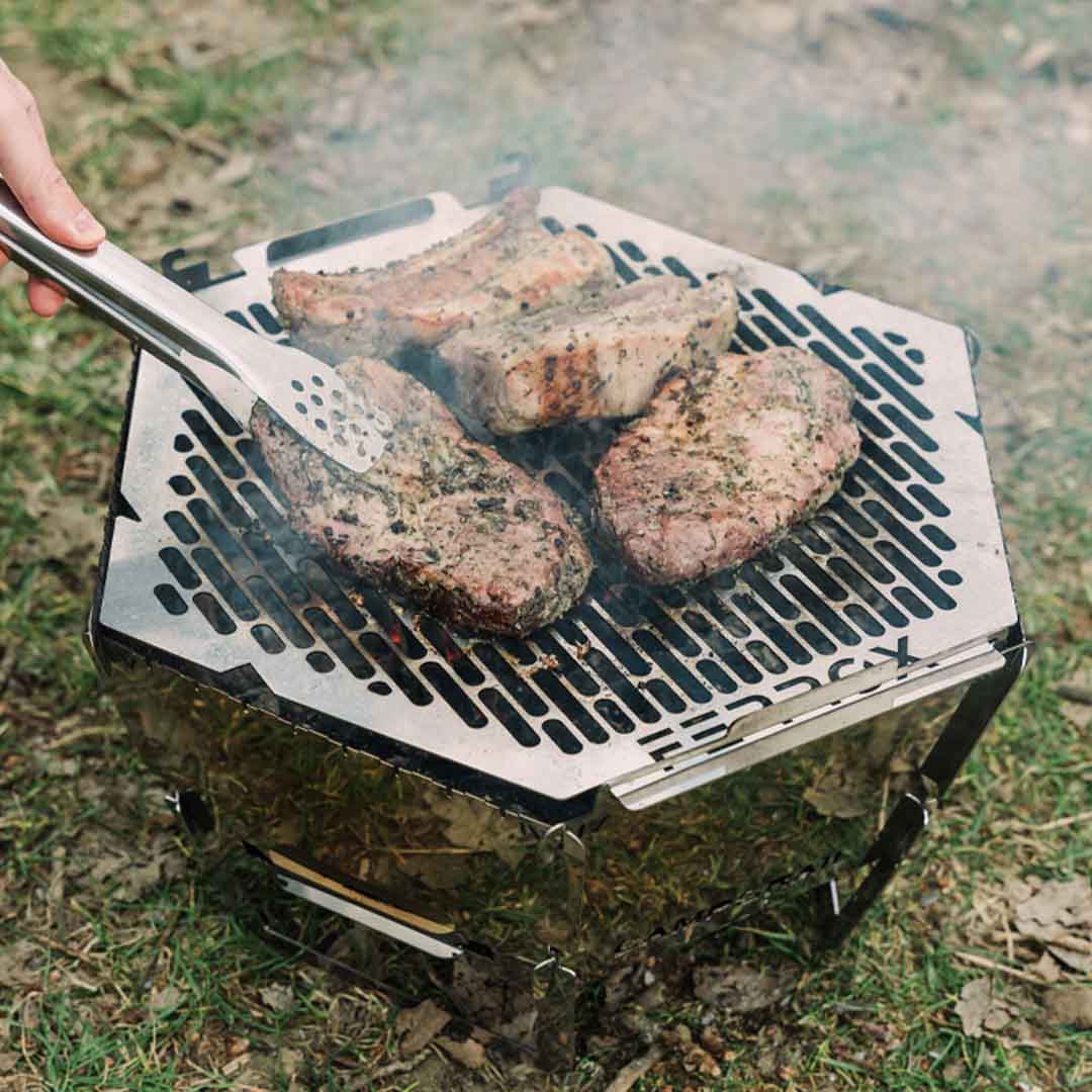 Flat-Pack Grill With Stove-Like Control