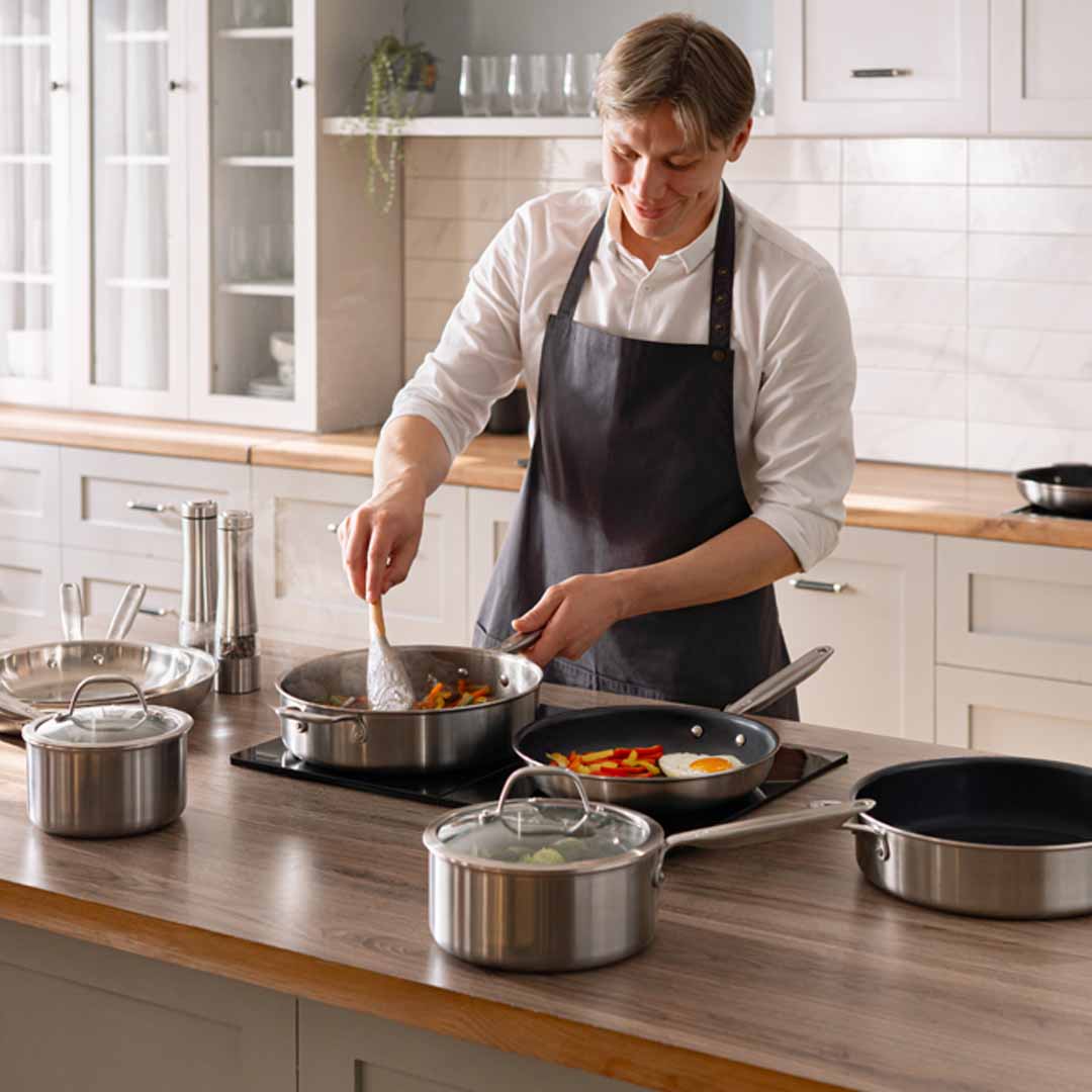 Copper-Core & Titanium Plasma Cookware