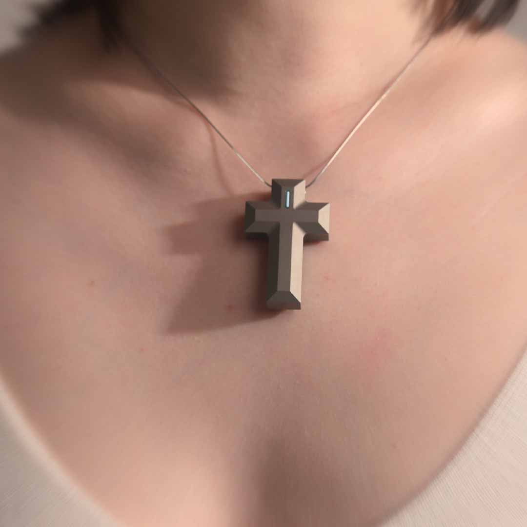 Titanium Cross With Secret Storage