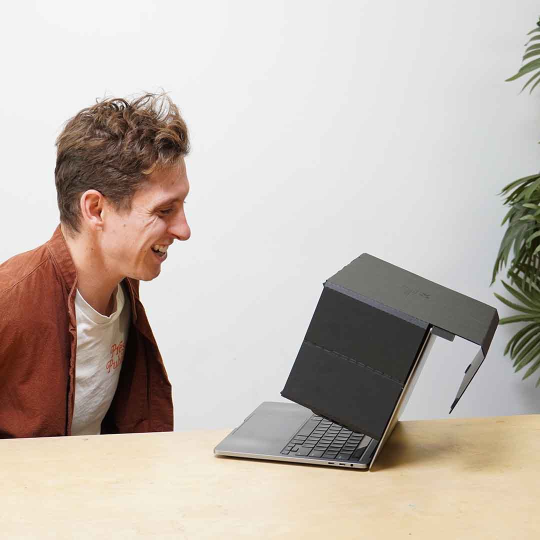 Transparent Webcam for Natural Eye Contact