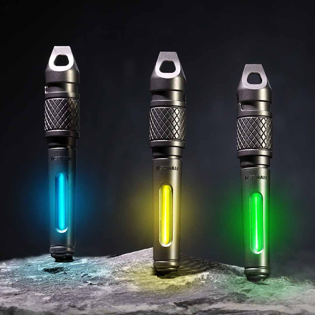 Quick-Release Titanium Tool With Tritium Glow