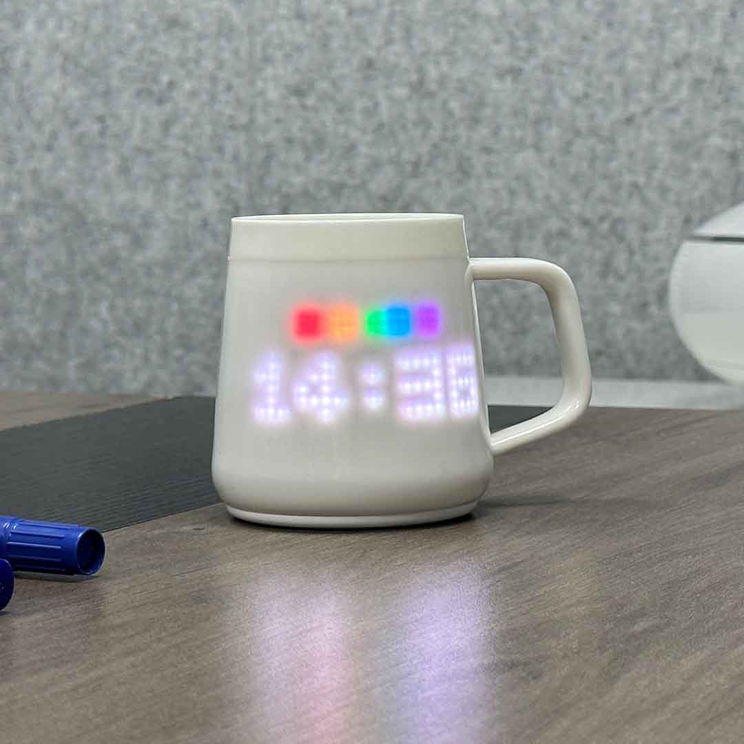 Sip In Style: AI Pixel Mug, Smart Reminders, Games, And Temp Tracking