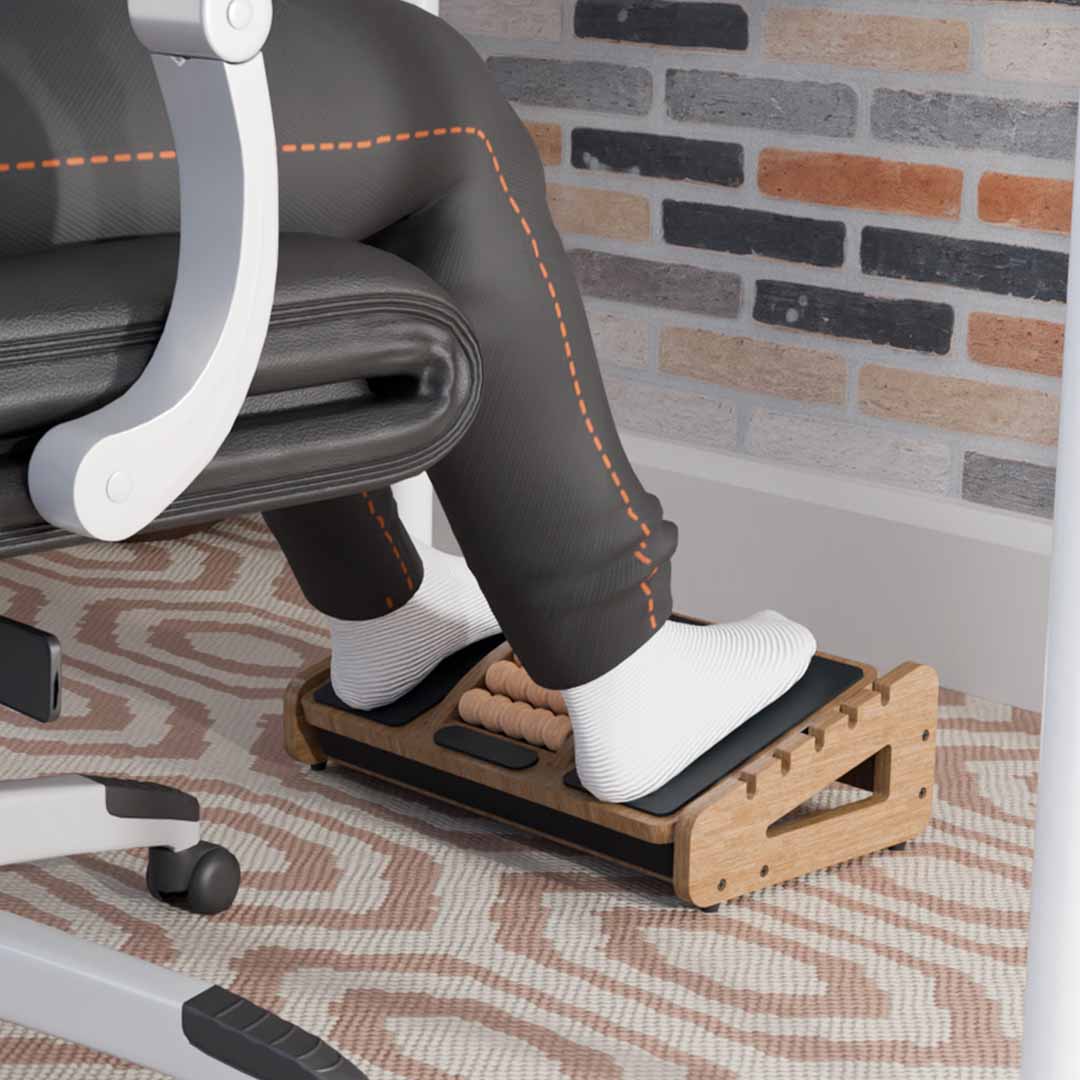 5-in-1 Dual-Surface Footrest