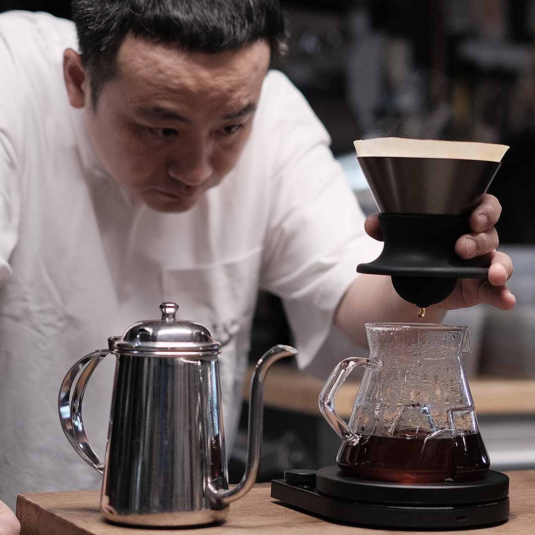 A Coffee Pour Over Designed To Lock In Heat
