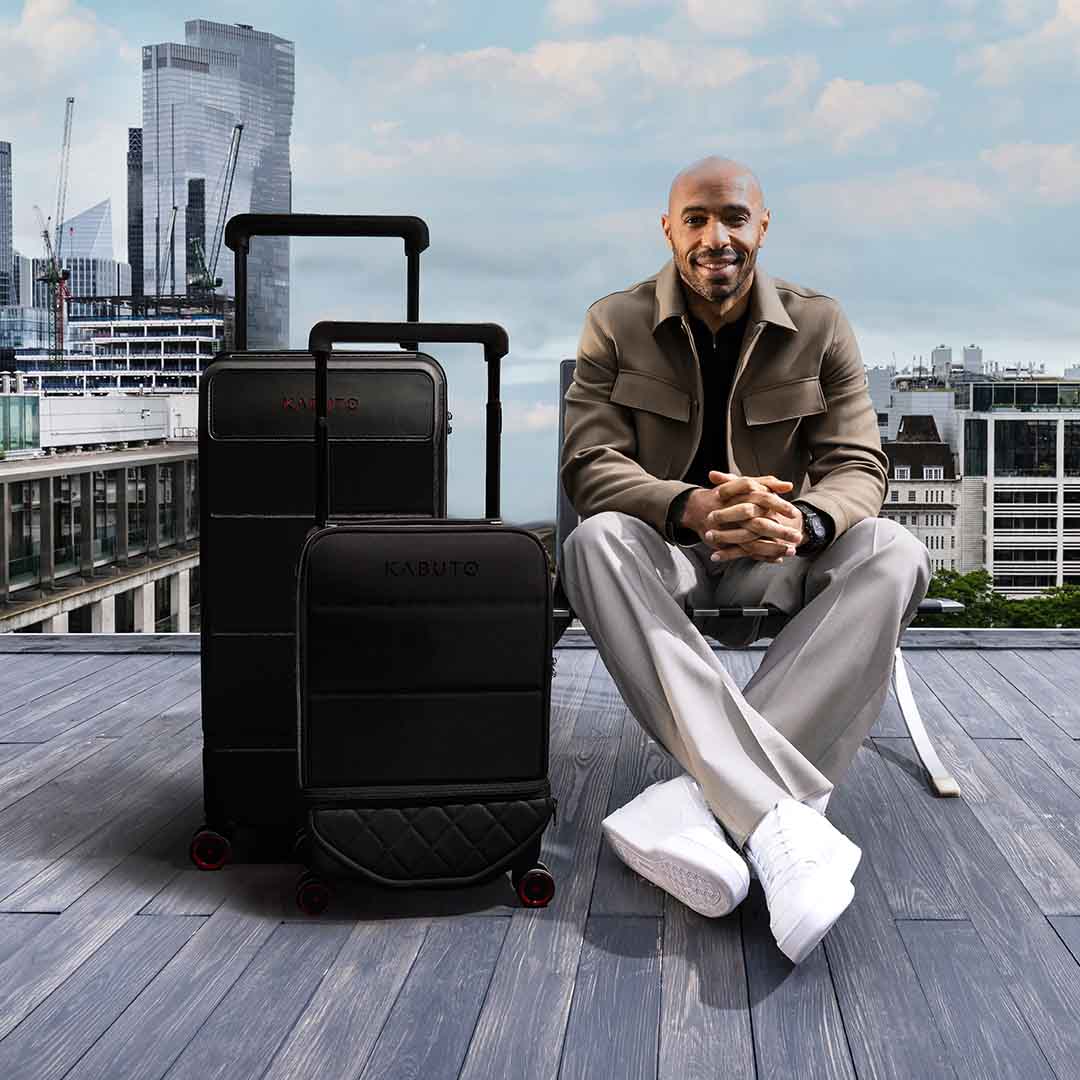 Expandable Leather Luggage Designed By Thierry Henry