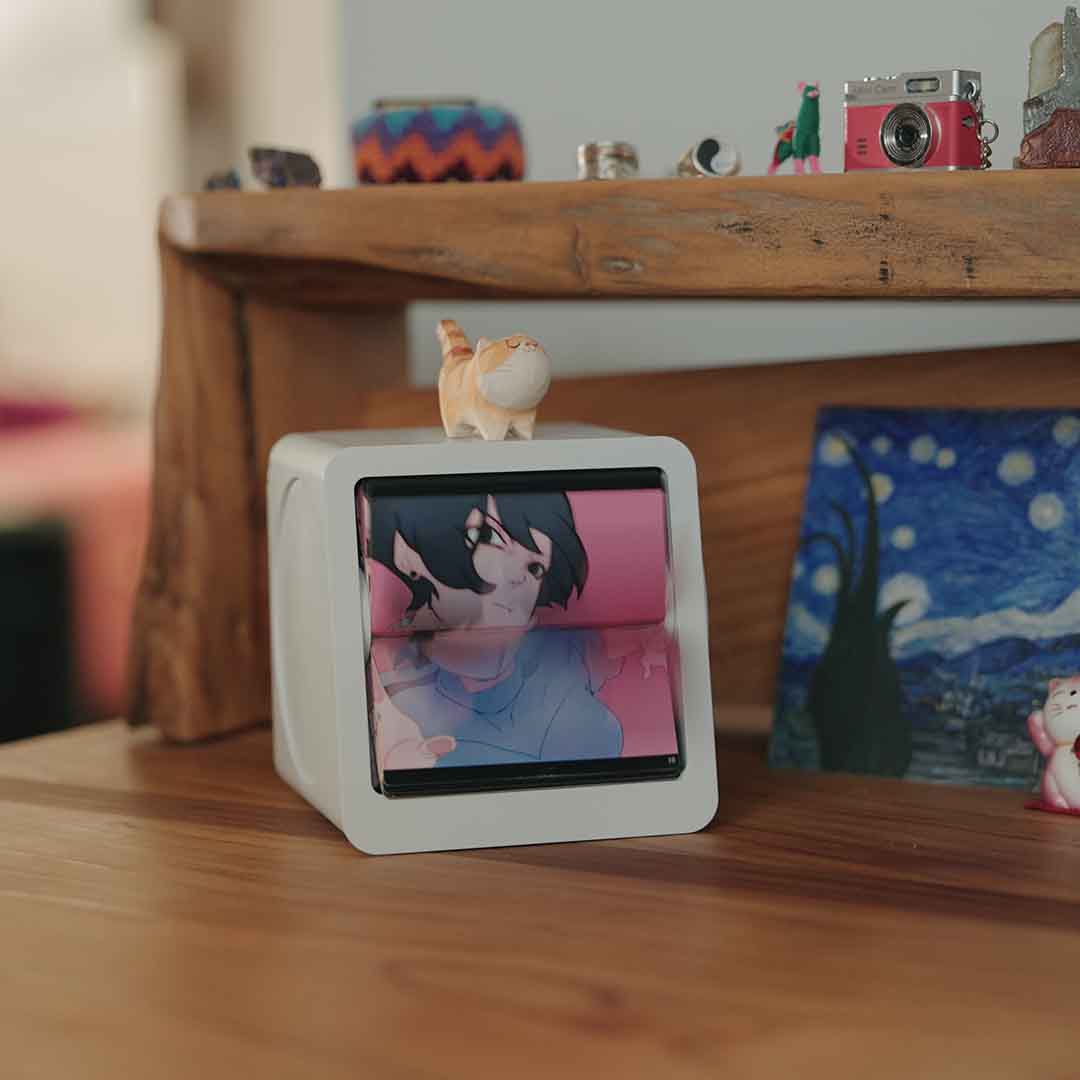 Analog Animation Box With Swappable Art