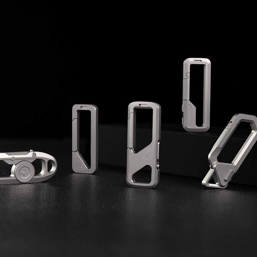 3-Level Security Titanium Keychain
