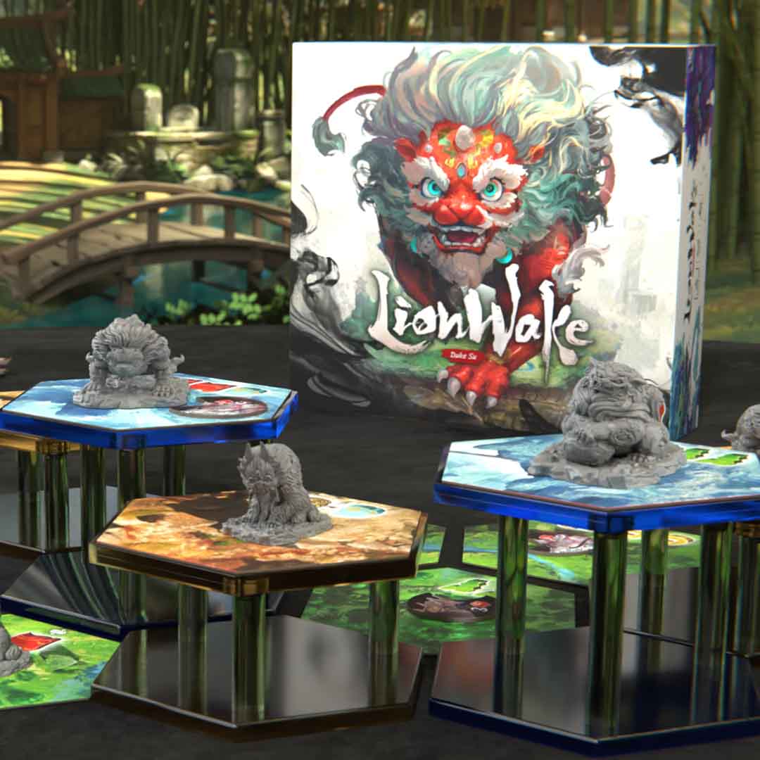 A Lion Dance-Inspired Strategy Board Game