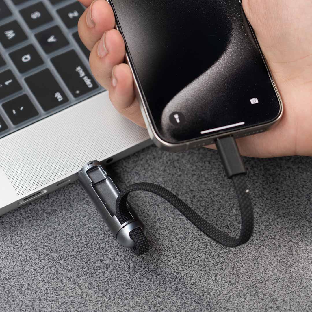 The Keychain That Charges, Stores, Tracks