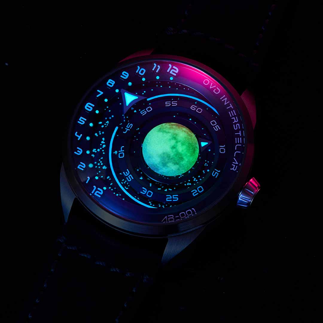 A Luminous Space-Inspired Watch