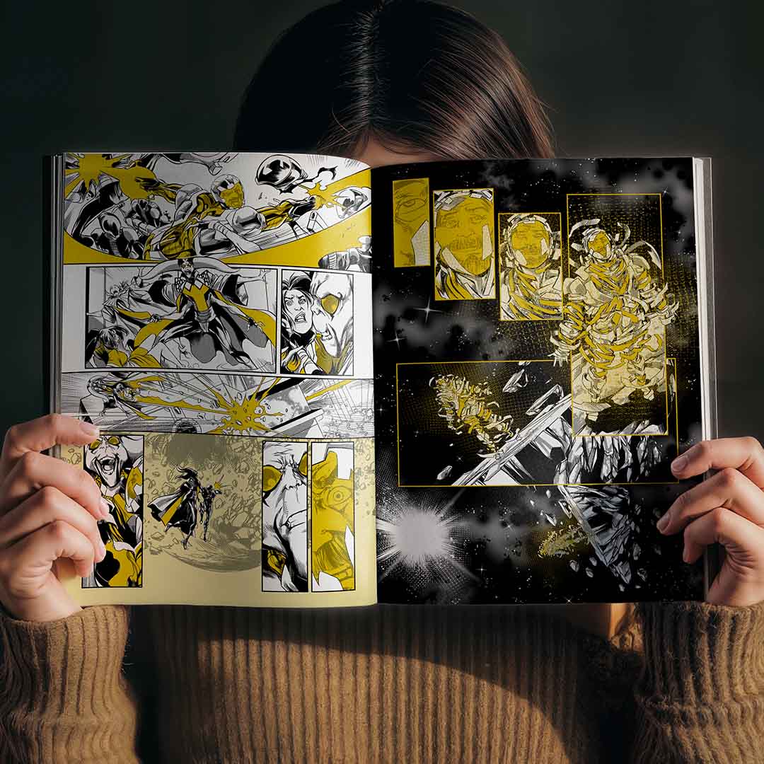 Aric Returns in Black, White & Gold