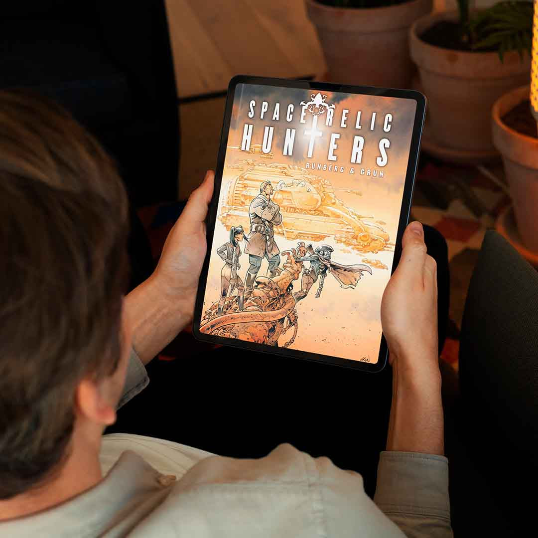 Galactic Relic Hunt in Deluxe Hardcover