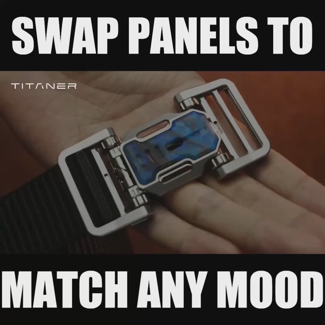 Modular Titanium NFC Belt Buckle