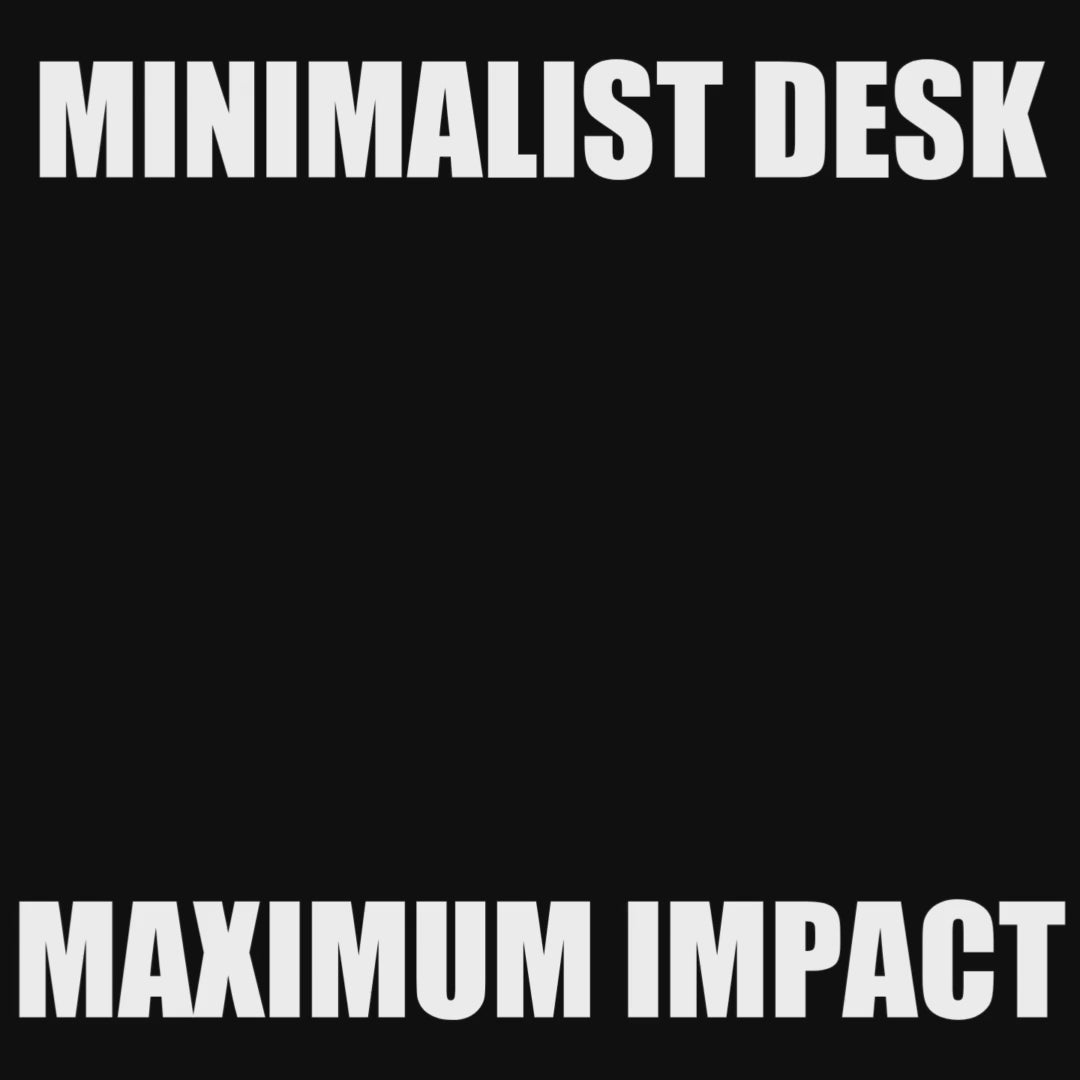 The Desk System That Slides Into Focus