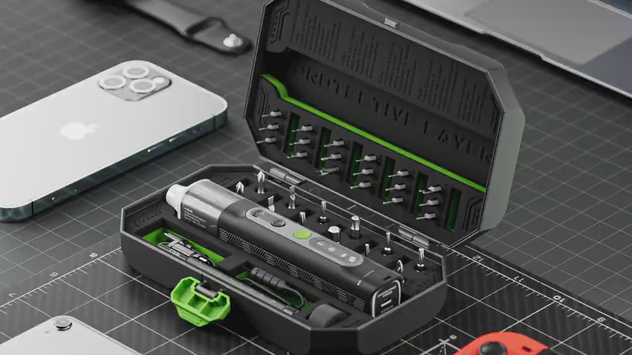 Hanboost 35 In 1 Precision Electric Screwdriver Set - Fix Small Devices Like a Pro