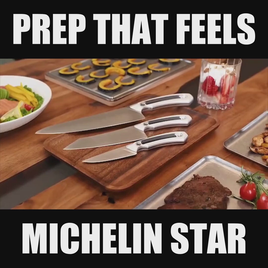 World's First M390 CNC Handle Knife